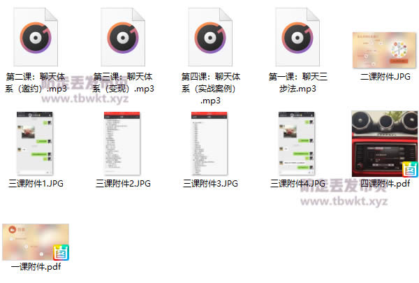 浪迹船长《聊天三步法》