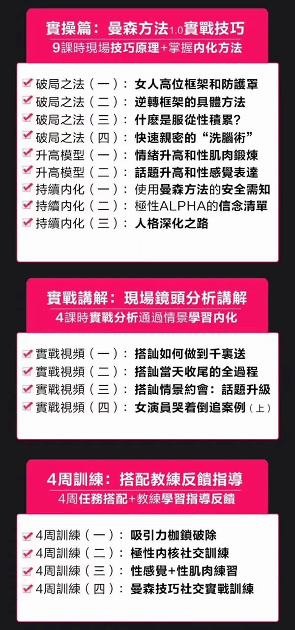 柯李思chris《曼森方法》
