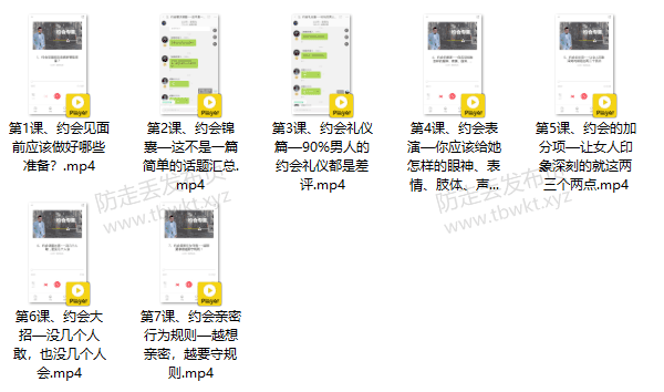 爱情光谱《约会专题》