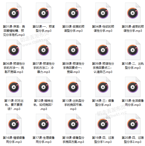 挽回爱情秘籍,预见分手危机