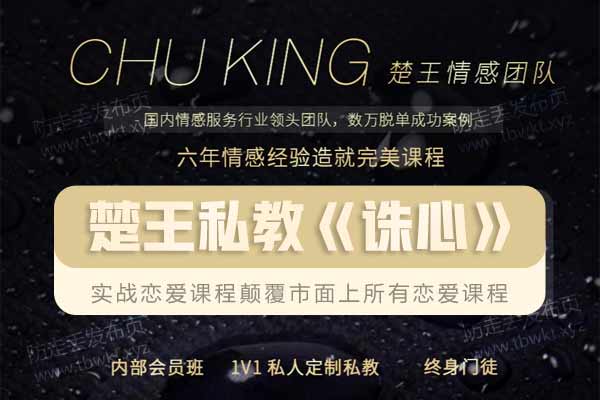 男魅情感教育楚王私教《诛心》