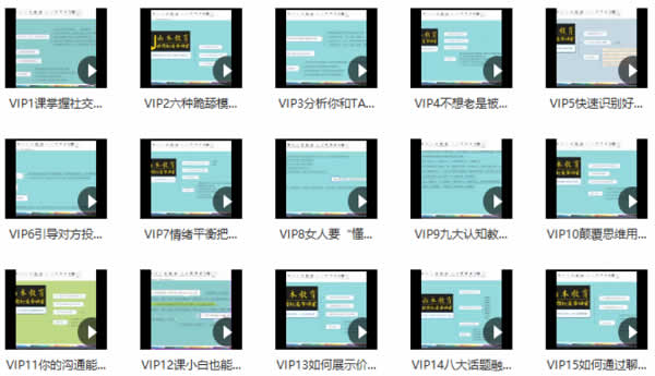 山本教育《素云12期VIP课程》