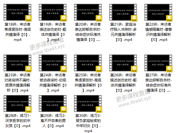 自我提升《共情技能30讲》